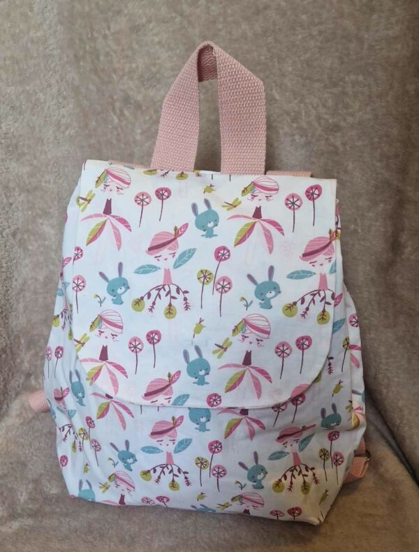 Sac motif fleur-fille